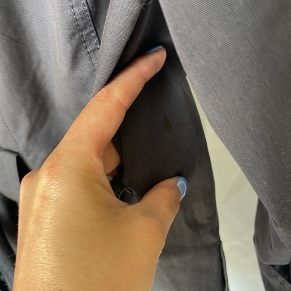 Banana Republic Slate Blue Trench Coat - Picture 5 of 10
